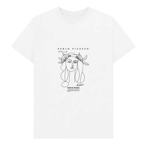 Picasso Unisex Adult War & Peace T-Shirt / White